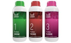 Radongrow - Model Frutee GMB3L - Hydroponic Nutrient For All Type of Plants and All Type of System -  (Liquide Form 1 Ltr X 3)