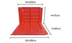 Denilco - Model DZ75 - 75cm Flood Barrier
