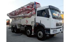 Truemax - Model TP25M4 - Truck Mounted Concrete Boom Pump