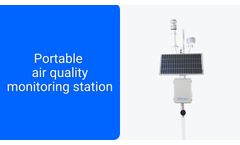Portable Air Quality Monitoring Station | Nanoenvi EQ Ambient Sensor - Video