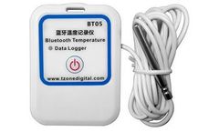 Tzone - Model TZ-BT05B - Bluetooth Temperature Data Logger with External Sensor