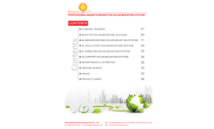 Rooftop & Ground Solar Mounting System Catalog