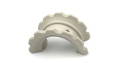 Nanxiang - Model NX-CSSR - Nanxiang Heat Resistance Ceramic Supper Saddle Ring for Random Packing Ceramic Supper Intalox Saddles Ring for Distillation Column