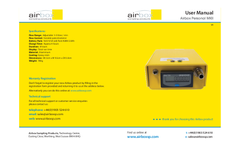 Airbox - Model Personal MKII - Low Flow Air Sampling Pump - Manual
