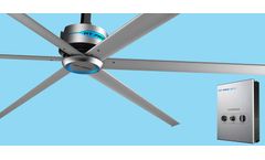 HVLS - Model RTF-DF-7E - PMSM Fan Used for Large Spaces