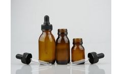 Size - Amber Glass Syrup Bottle with 28mm Tamper Evident Cap