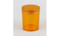 Size - Plastic Bottle Pill Bottle With Aluminium Screw Cap