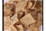Soya protein line, Vagan soy protein chunks machine Video
