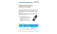 Pyxis - Model SP-350 - PTSA Tracing Handheld Fluorometers Brochure