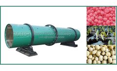 Water control of drum granulator during granulation