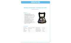 Cerafiltec - Suitcase Test Unit Brochure