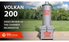 Incinerator VOLKAN 200  - Video