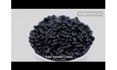 Activated carbon pellets impregnated using in Aquarium , desulfuration #ZhulinCarbon Video