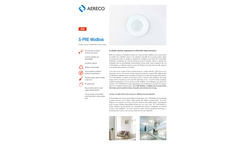Aereco - Model S-PRE/Day-Night/T - Occupancy Sensors Brochure