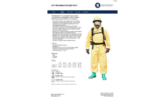 Respirex - Model SC1 - Reusable Splash Suit  Brochure