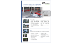 BM-Autoteknik - Model BM3010 - Roller Brake Tester Brochure