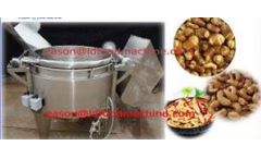 Tuobo - Model 300kg/H 0.75kw - Low Consumption Automatic Peanut Frying Machine