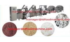 Tuobo - Extruded Artificial Rice Making Machine