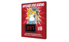 Simpsons - Model SCS674 - Decibel Meter Safety Sign