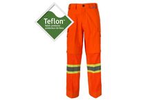 Hi-Vis - Model CW2-ORGA - Ventilated Orange Mining Pants