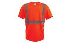 Hi-Vis - Model TS1000-ORGA - Micro-Fibre Short Sleeve T-Shirt