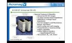 Acromag Video: 611T 612T Single or Dual Channel, DC Voltage/Current Input, DC-Powered Transmitter