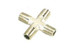 Junjie - Model JS - Cross Type Quadruple F Female Connector