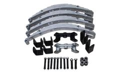 Steelland - Model 400KG - 8 Leaf Heavy Duty Rocker Roller Tandem Trailer Spring Set