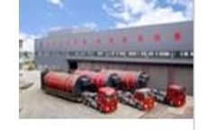 ZJN - Rotary Dryer to Dry Metal Finishing Sludge