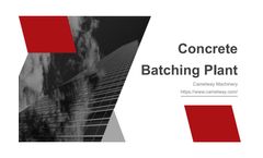Camelway - Dry Concrete Batching Plant - Brochure