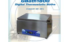 GBath - Model 1800 - Digital Thermostatic Bath