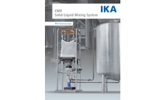 IKA - CMX Solid-Liquid Mixing System - Brochure
