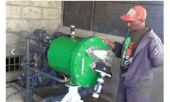 Self-Cleaning Filters and Physical Separation Unit for Horticulture Farm