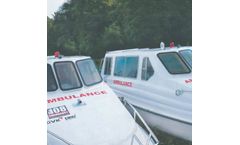 Fiberglass Ambulance Boat