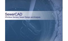 OpenFlows SewerCAD - Sanitary Sewers Design and Analysis Software