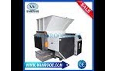 Metal Shaving Swarf Shredder, Aluminium profile cans shredder, Aluminum Recycling Machine Video