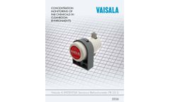 Vaisala K-PATENTS - Model PR-33-S - Semicon Refractometer - Brochure