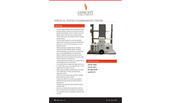 Concept - Model EN ISO 6940 and 6941 - Vertical Textile Test Apparatus Brochure