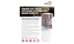Backup Power Solutions for Cable - Brochure