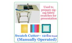 Q-Test - Swatch Cutting Machine-manual with stand