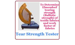 Q-Test - Fabric Tear Strength Tester