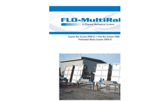 Saveco - Model GVB - Multi Rake Coarse Bar Screen - Brochure