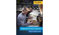 Fluke - Model 5080A - High Compliance Multi-Product Calibrator - Brochure