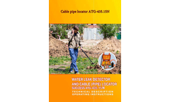 Techno-AC - Model 1ATG-435.15N - Water Leak Detectors & Cable and Metal-Pipe Locator - Manual