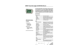 Temperature Data Logger UX100- Brochure