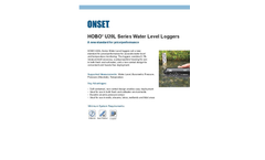 U20L Data Logger Series Data Sheet