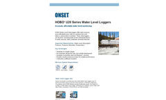 U20 Water Level Loggers Data Sheet