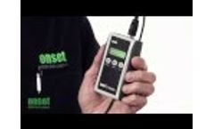 HOBO U Shuttle Data Transporter U DT 1 - Video