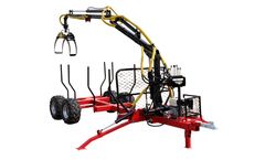 Laizhou-Xinbang - Model LT3000 - Timber Trailer with Crane