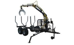 Laizhou-Xinbang - Model LT3000F - Timber Trailer with Crane